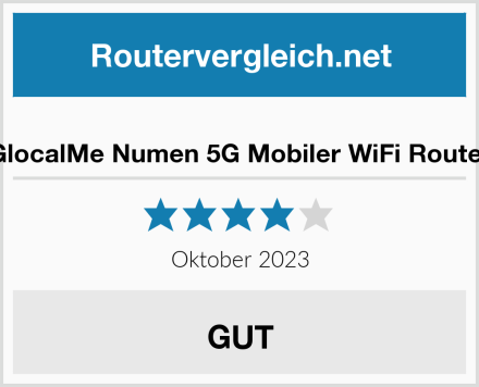  GlocalMe Numen 5G Mobiler WiFi Router Test